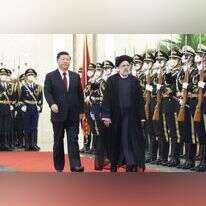 נשיא איראן בביקור בסין. | EPA