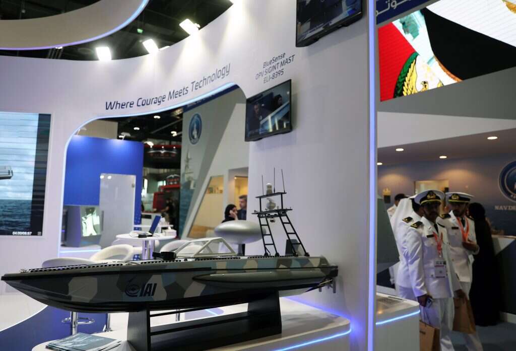 כלי השיט הבלתי מאויש שפיתחו ישראל והאמירויות, מוצג השבוע בתערוכת NAVDEX. | אי.פי.איי