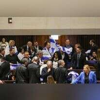 מליאת הכנסת בהצבעה עלהרפורמה המשפטית. | נועם מושקוביץ, דוברות הכנסת