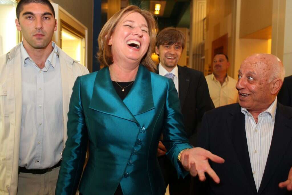 אבו עלא וציפי לבני. | קובי גדעון, פלאש 90 אבו עלא וציפי לבני. | קובי גדעון, פלאש 90