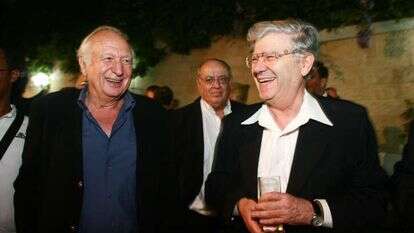 השופט חשין והשופט ברק. | פלאש 90