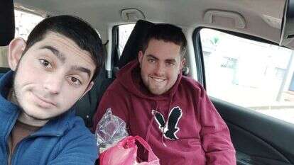 החבר עמיחי כהן עם הלל יניב ז"ל