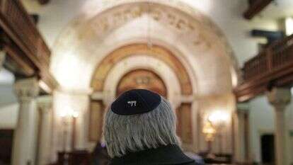 "קהלתי קרית לישבונה ההוללה". בית הכנסת המרכזי בליסבון, 2015. | AP