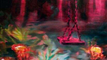 שקד אביב,"זמן שנשאר", שמן על בד, 2014