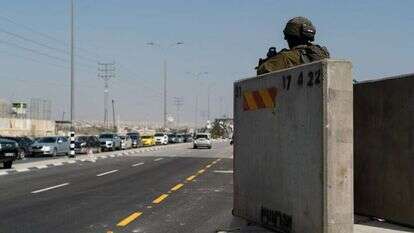 מחסום צה"ל באזור יריחו. | דובר צה"ל מחסום צה"ל באזור יריחו. | דובר צה"ל