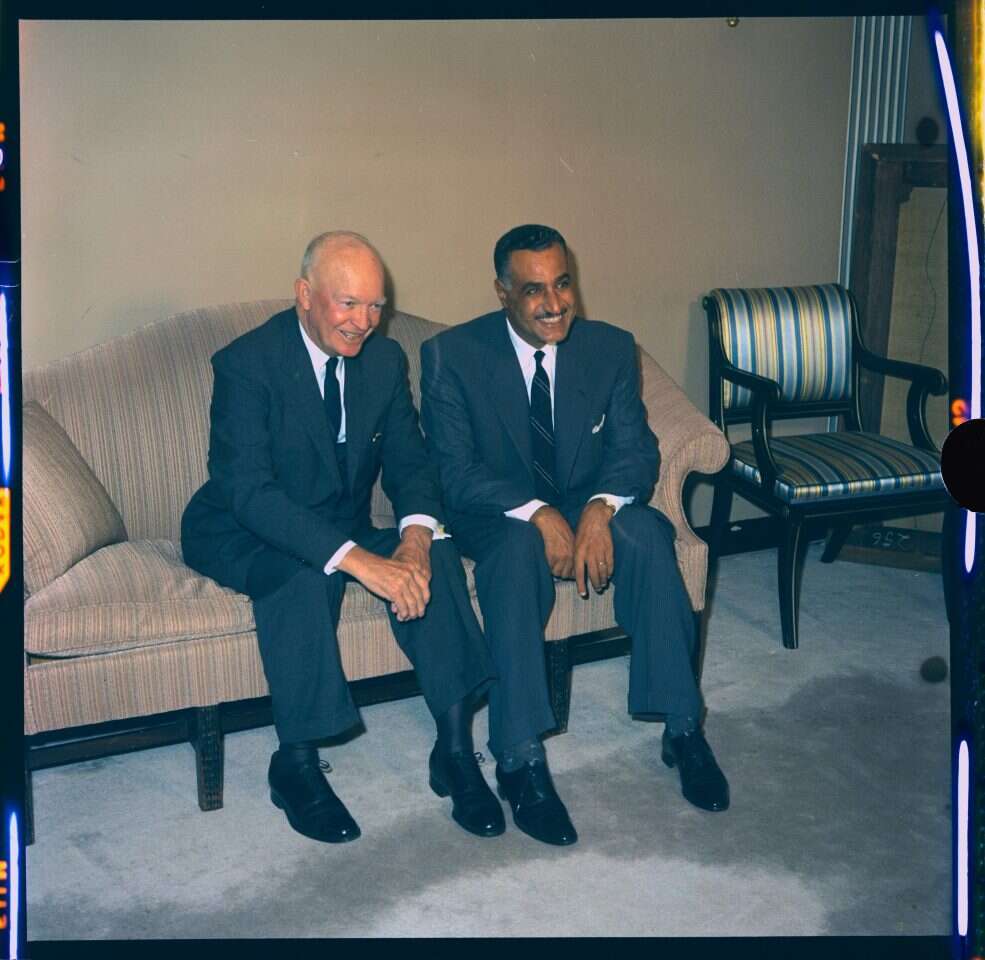 נאצר ואייזנהאואר בניו־יורק, 1960. | גטי אימגס'