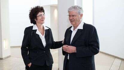 אהרן ברק ודפנה ברק־ארז, 2012. | נועם מושקוביץ, פלאש 90