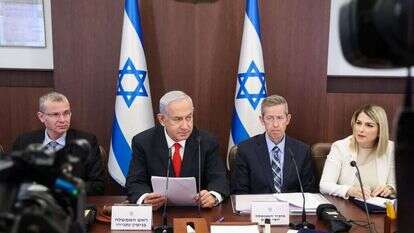 ישיבת הממשלה בתחילת השבוע. | AFP