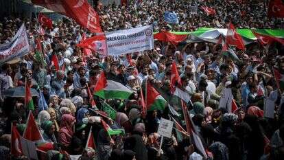 תומכי חמאס בטורקיה, ארכיון. | עימאד נאסר, פלאש 90 תומכי חמאס בטורקיה, ארכיון. | עימאד נאסר, פלאש 90