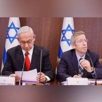 יוסי פוקס ובנימין נתניהו. | מארק ישראל סלם