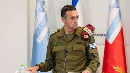 הרמטכ"ל הרצי הלוי בשיחה עם מילואימניקים על הסרבנות. | דו"צ