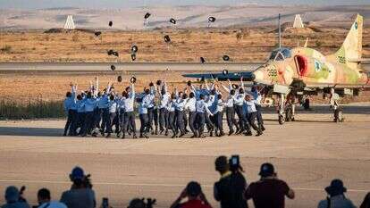 סיום קורס טיס בבסיס חצרים. | מילה אביב, פלאש 90