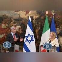 נתניהו בביקורו באיטליה. | עמוס בן גרשום לע"מ