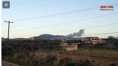 תקיפה בסוריה, ארכיון. | סוכנות הידיעות הסורית סאנא
