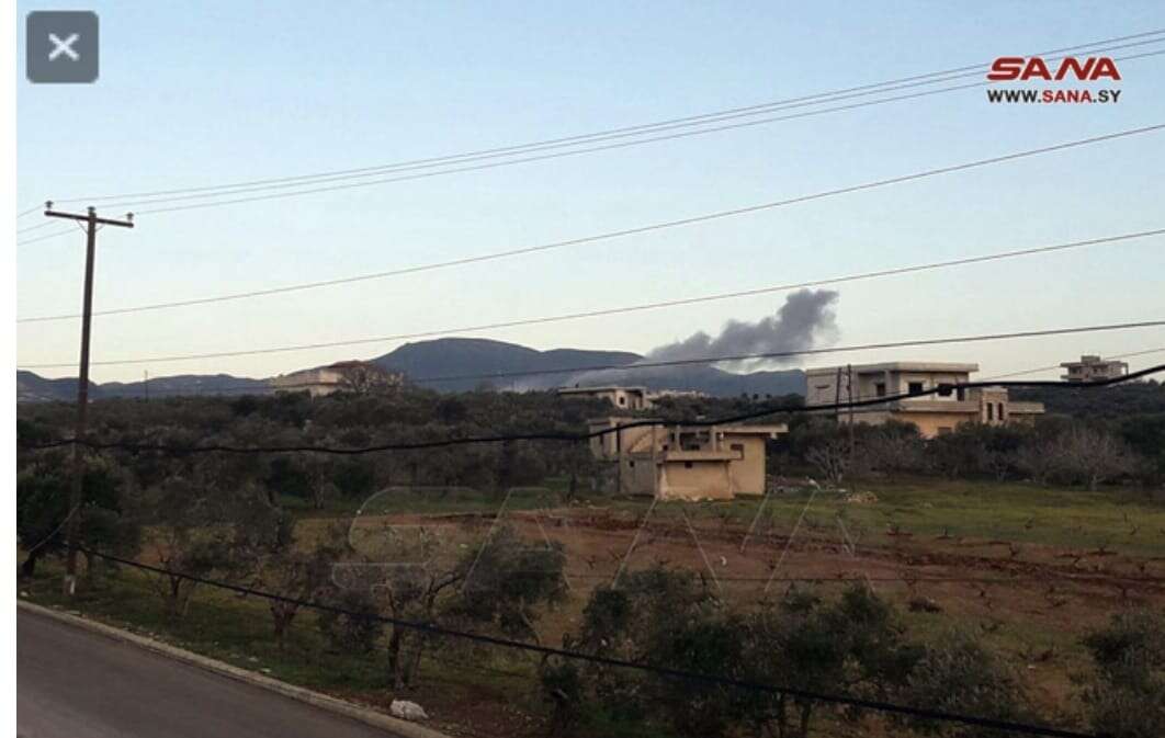 תקיפה בסוריה, ארכיון. | סוכנות הידיעות הסורית סאנא