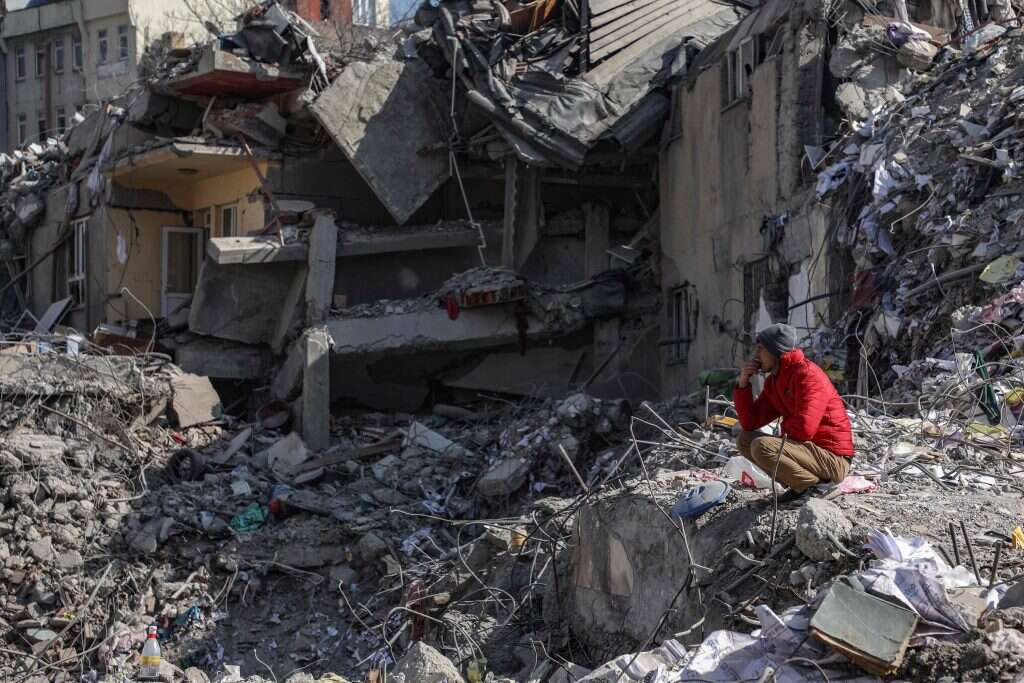 הריסות רעידת האדמה בקהרמאנמרש, טורקיה. | AFP