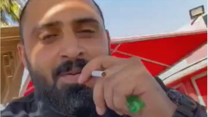 האסיר הפלסטיני שנמלט מבית הכלא בחברון. | מסך מתוך הסרטון שפרסם ברשת