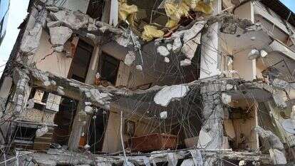 נזקי רעידת האדמה בטורקיה. | AFP