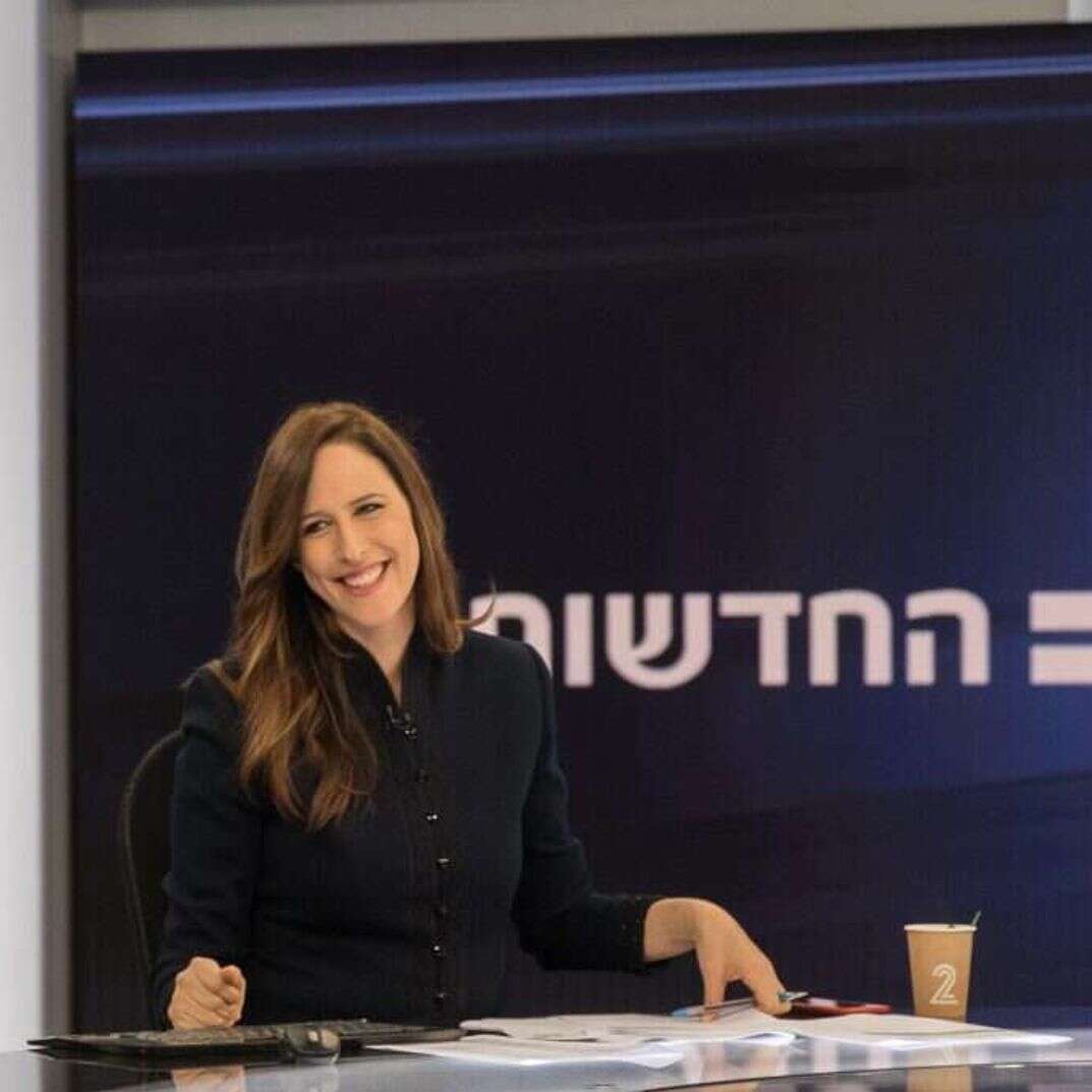 יונית לוי באולפן החדשות. | הדס פרוש, פלאש 90 יונית לוי באולפן החדשות. | הדס פרוש, פלאש 90