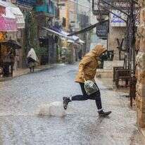 ירושלים מוצפת בגשם. | יונתן זינדל, פלאש 90