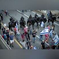 הפגנה נגד הרפורמה המשפטית. | אבשלום ששוני, פלאש 90