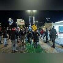 מי שעומד למבחן הוא לא הרצוג של המגעים אלא הרצוג של התוצאה. הפגנה מול בית הנשיא בחודש שעבר. | יונתן זינדל, פלאש 90