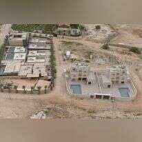 הוילות הפלסטיניות שנבנו על גבי אתר "ארמונות החשמונאים". | רגבים