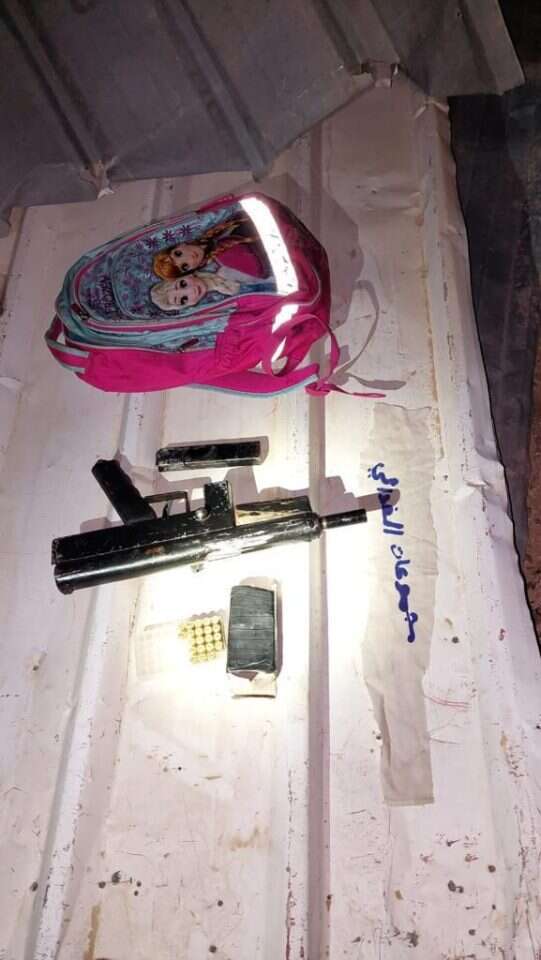 נשק שיועד לפיגוע בישראל. | שב"כ