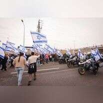 החסימות בכבישי המרכז, היום. | יוסי אלוני - פלאש 90