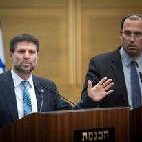 השר סמוטריץ'. | יונתן זינדל, פלאש 90