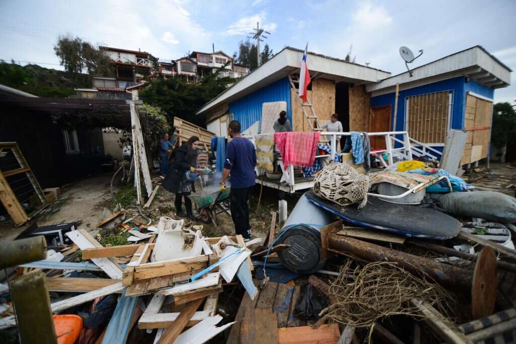לפי הניסיון העולמי, היערכות האוכלוסייה תצמצם את שיעור הנפגעים. רעידת אדמה בצ'ילה, 2015. | גטי אימג'ס