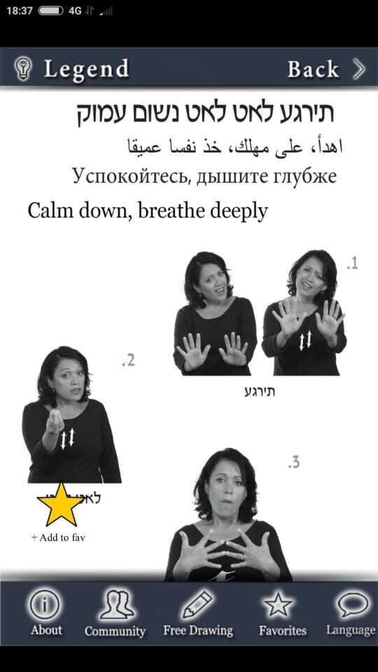 התרעה מונגשת באפליקציה, שיתוף פעולה של אוניברסיטת בן־גוריון, הקואליציה לטראומה, "משאבים" והמכון לקידום החירש