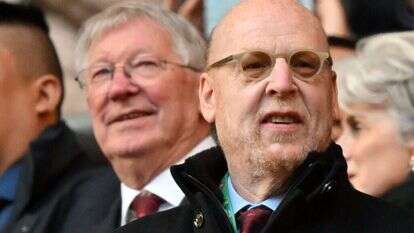 צלע אחת מבעליה של יונייטד. אברם גלזר. | AFP