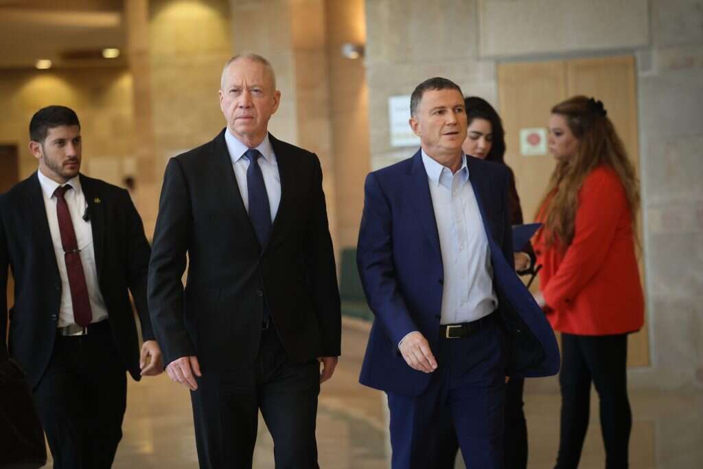 אדלשטיין וגלנט, השבוע. | יונתן זינדל - פלאש 90