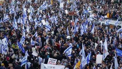 הפגנת הימין בירושלים בעד הרפורמה המשפטית | אריק מרמור/פלאש90