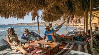 תיירים ישראלים בסיני. | יוסי אלוני, פלאש 90