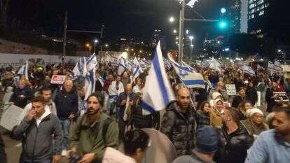 הפגנת הימין בתל אביב. | שילה פריד הפגנת הימין בתל אביב. | שילה פריד