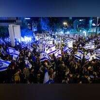 מפגיני הימין בתל אביב. | אריק מרמור, פלאש 90