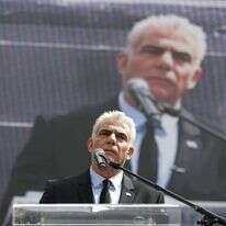 יאיר לפיד. | EPA