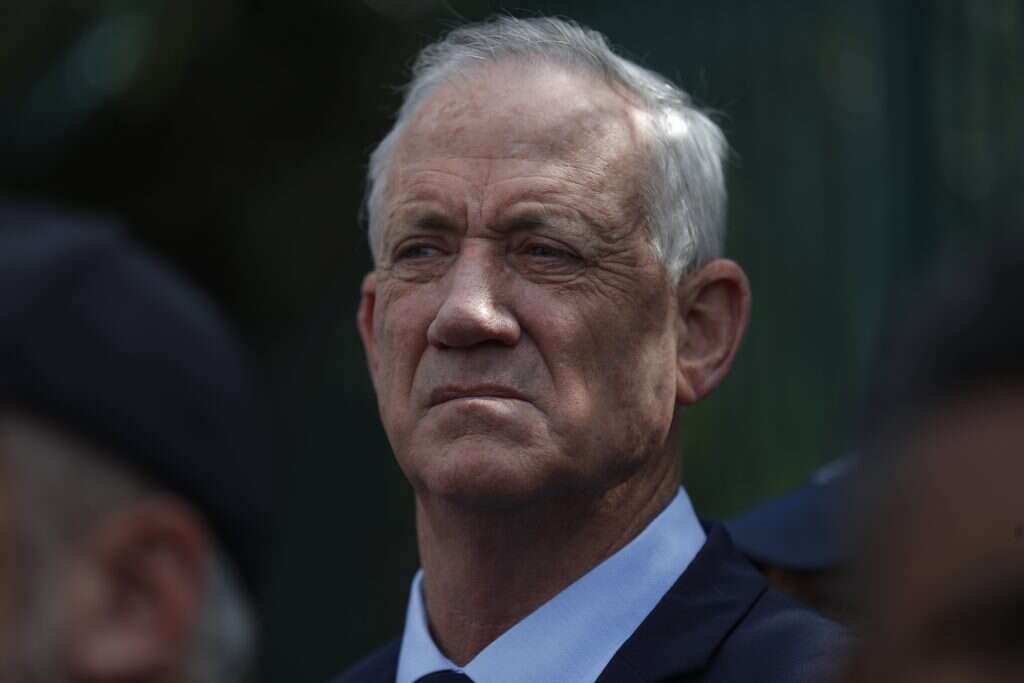 בני גנץ. | EPA