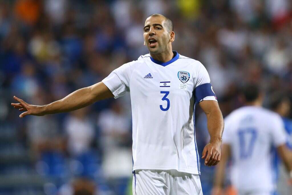 מעל הכול. בן–חיים במדי הנבחרת. | גטי אימג'ס