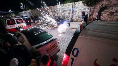 התפרעויות ליד שער האריות, הלילה. | ג'מאל עוואד, פלאש 90