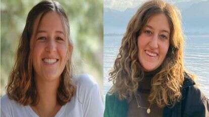 רינה ומאי די שנרצחו בפיגוע הירי בצומת חמרה.