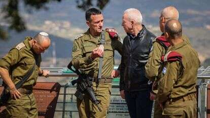 יואב גלנט והרצי הלוי. | דוד כהן, פלאש 90