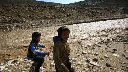 שטפון בנחל אוג במדבר יהודה. | יוסי זמיר, פלאש 90