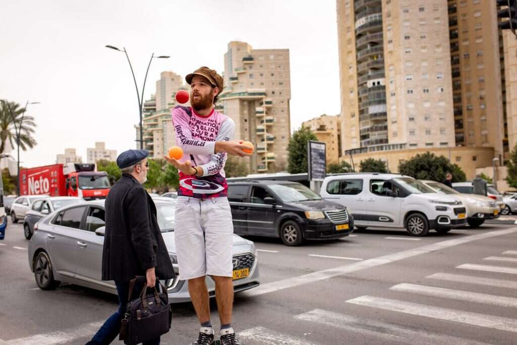 עדן גיל צומת דוד טוביהו - המשחררים, באר־שבע. | אריק סולטן