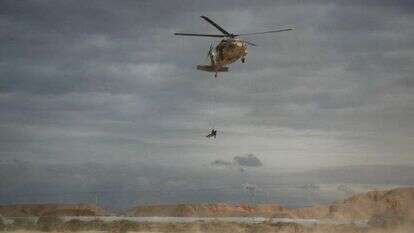 חילוץ משיטפון בערבה, ארכיון. | גילה טל, פלאש 90