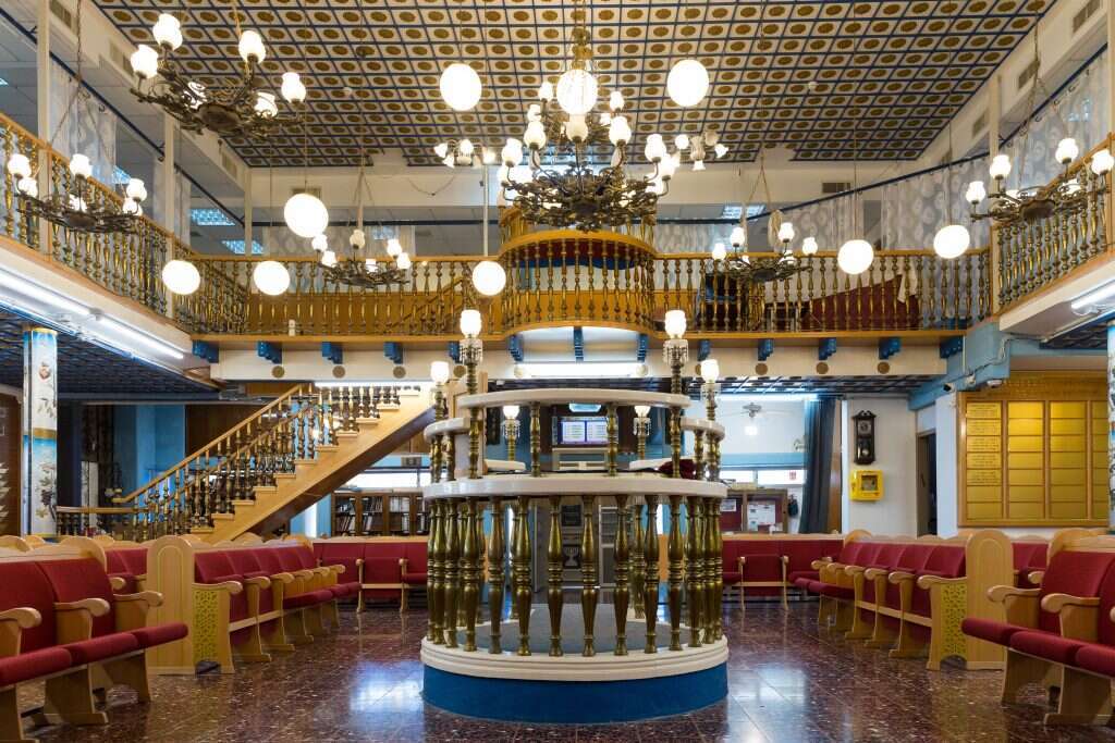 העתק של זה שנותר בקוצ'ין. בית הכנסת בנבטים. | לירון מולדובן