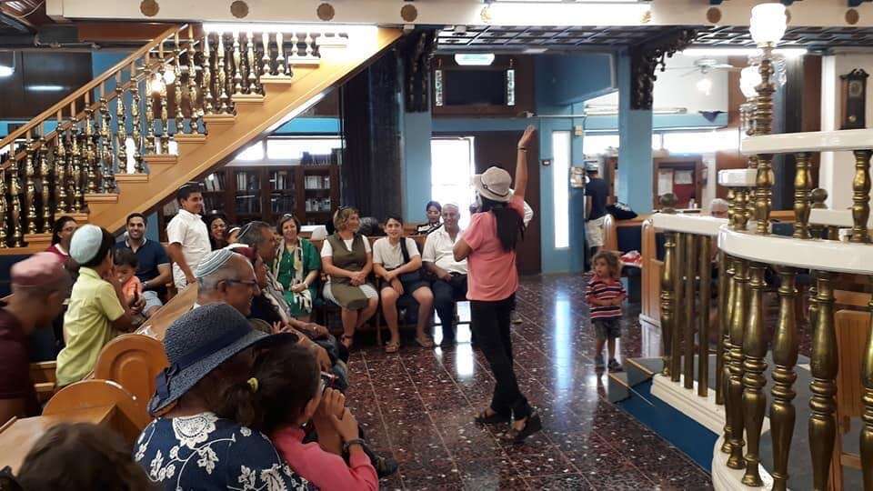 משפחת ספראי חוגגת לרן בר במצווה בנבטים. | באדיבות המשפחה