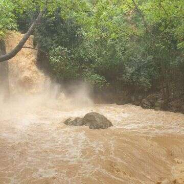 מפל הבניאס זורם בעוצמה, חורף 23'. | ליאור שלף, רשות הטבע והגנים